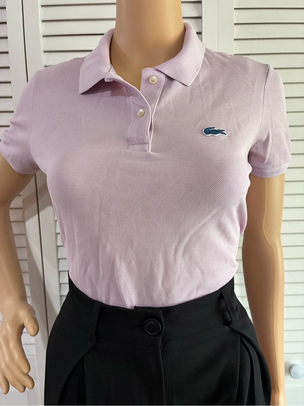 Lacoste Women's Classic Pique Polo - Light Lavender